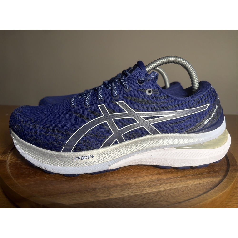 Asics Gel-Kayano 29 Women 10 Running Shoes Blue White Athletic 1012B272 - Picture 1 of 16